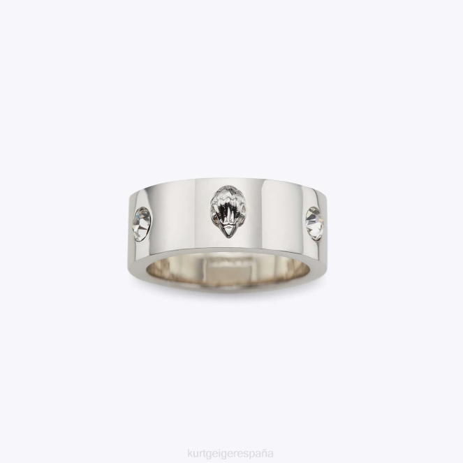 Kurt Geiger mujer anillo de metal con águila de Londres 2LPR547 | accesorios plata